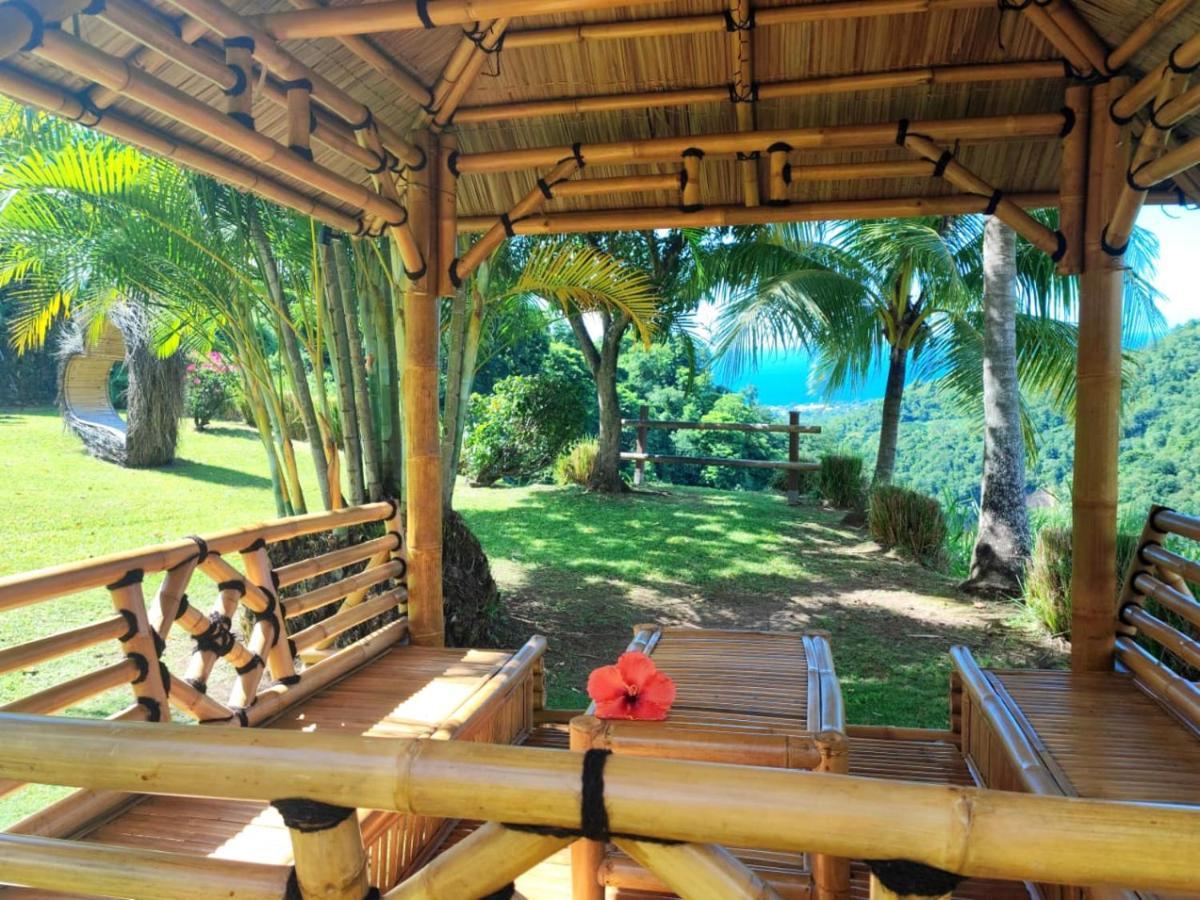 Gite 4 Etoiles, La Vieille Sucrerie St Claude Guadeloupe, Jacuzzi Spa Privatif, Vue Exceptionnelle Sur La Mer Des Caraibes Basse-Terre Exterior photo