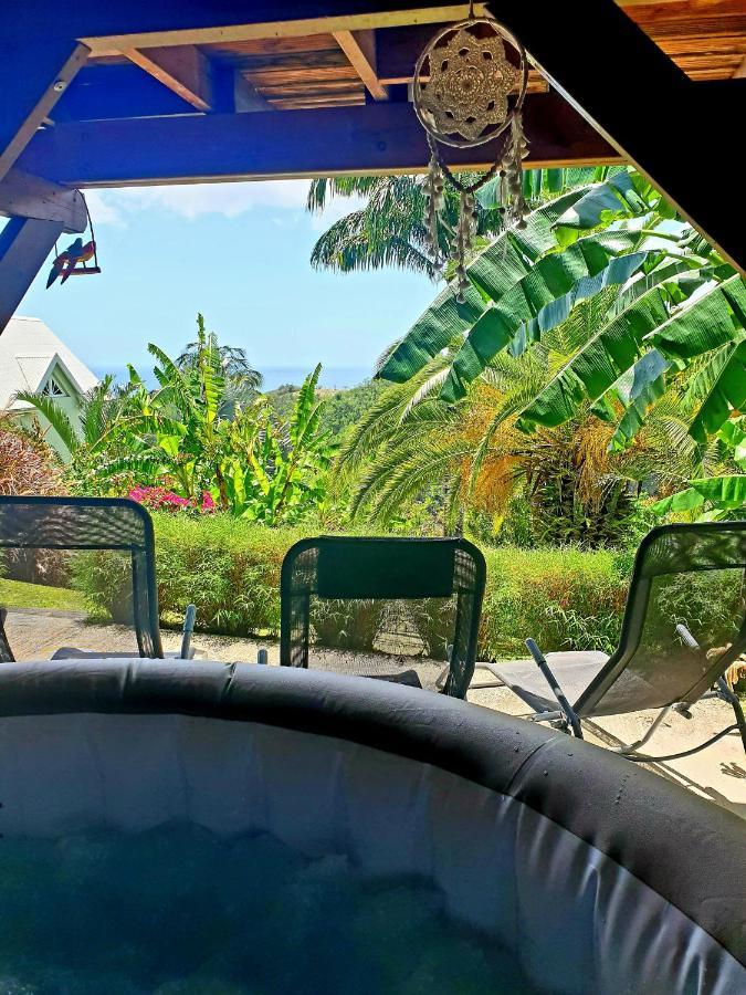 Gite 4 Etoiles, La Vieille Sucrerie St Claude Guadeloupe, Jacuzzi Spa Privatif, Vue Exceptionnelle Sur La Mer Des Caraibes Basse-Terre Exterior photo