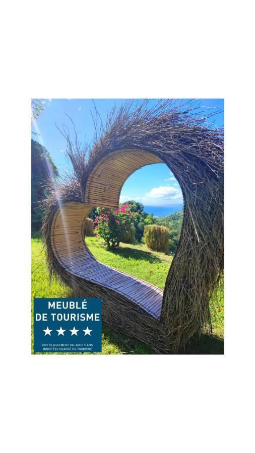 Gite 4 Etoiles, La Vieille Sucrerie St Claude Guadeloupe, Jacuzzi Spa Privatif, Vue Exceptionnelle Sur La Mer Des Caraibes Basse-Terre Exterior photo