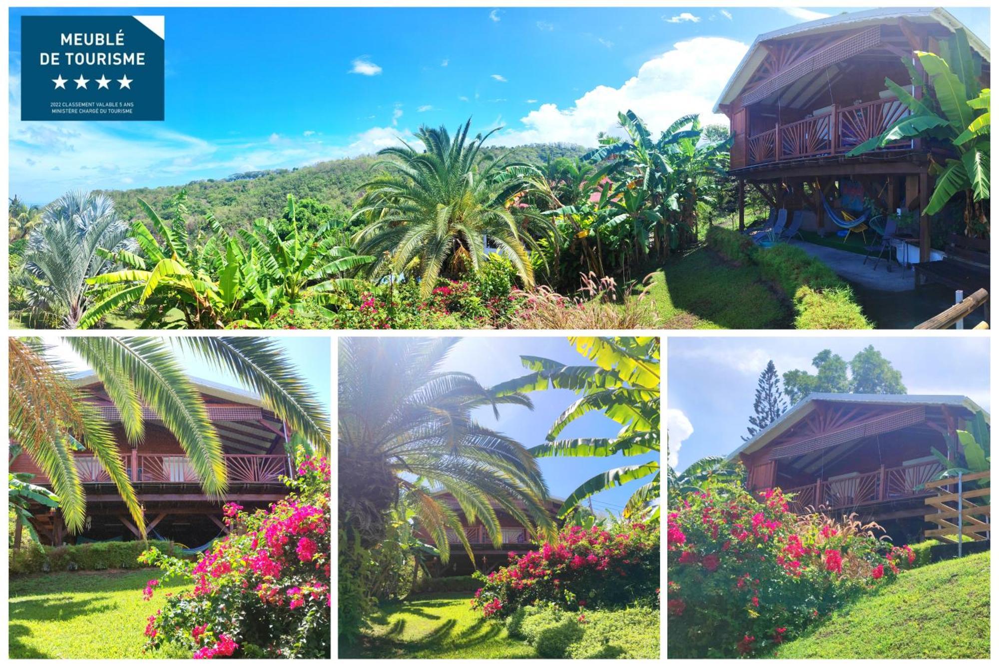 Gite 4 Etoiles, La Vieille Sucrerie St Claude Guadeloupe, Jacuzzi Spa Privatif, Vue Exceptionnelle Sur La Mer Des Caraibes Basse-Terre Exterior photo